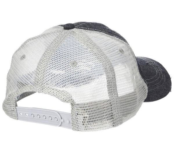 Cocomo Soul Baseball All Day Embroidered Hat - Dark Grey Mesh Trucker Cap, Adjustable Snapback, Ponytail Hole