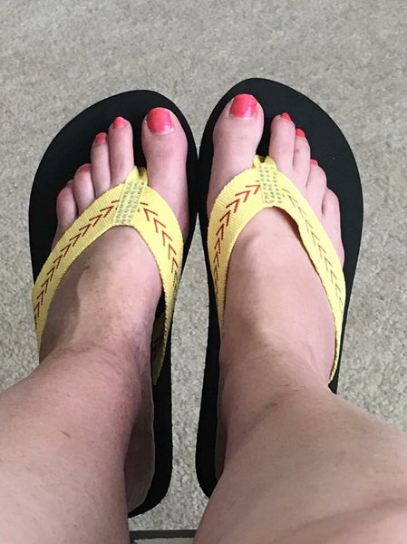 softball flip flops