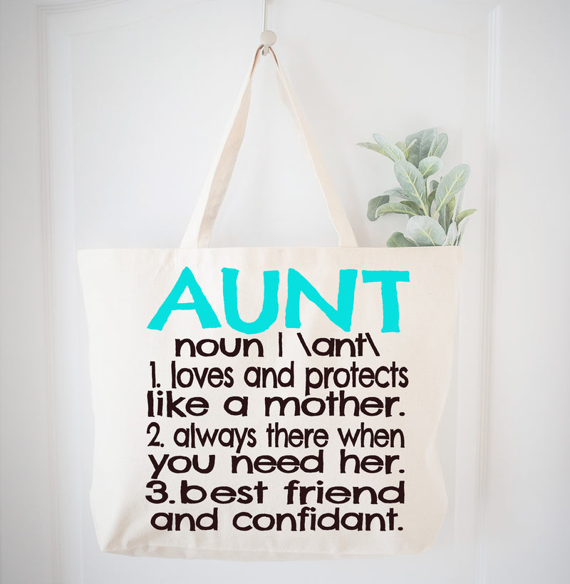 Aunt Definition Tote Bag Gift Bag