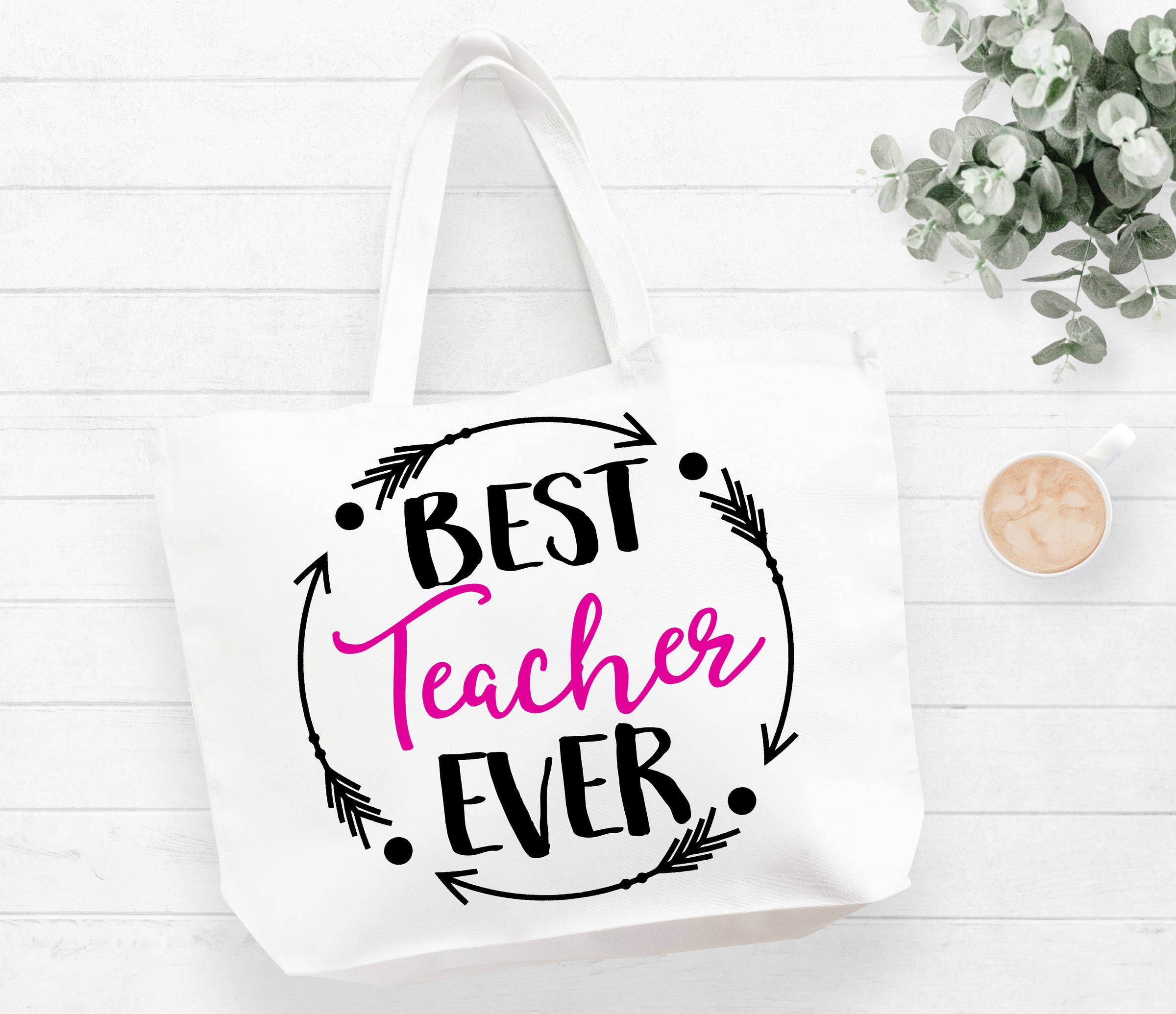 Best Teacher Ever Tote Bag Gift Bag