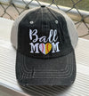 Ball Mom Half Baseball Half Softball Baseball MOM Softball MOM Hat -272