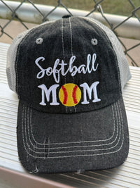 SOFTBALL MOM Hat -236