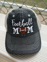 Football MOM Embroidered Hat