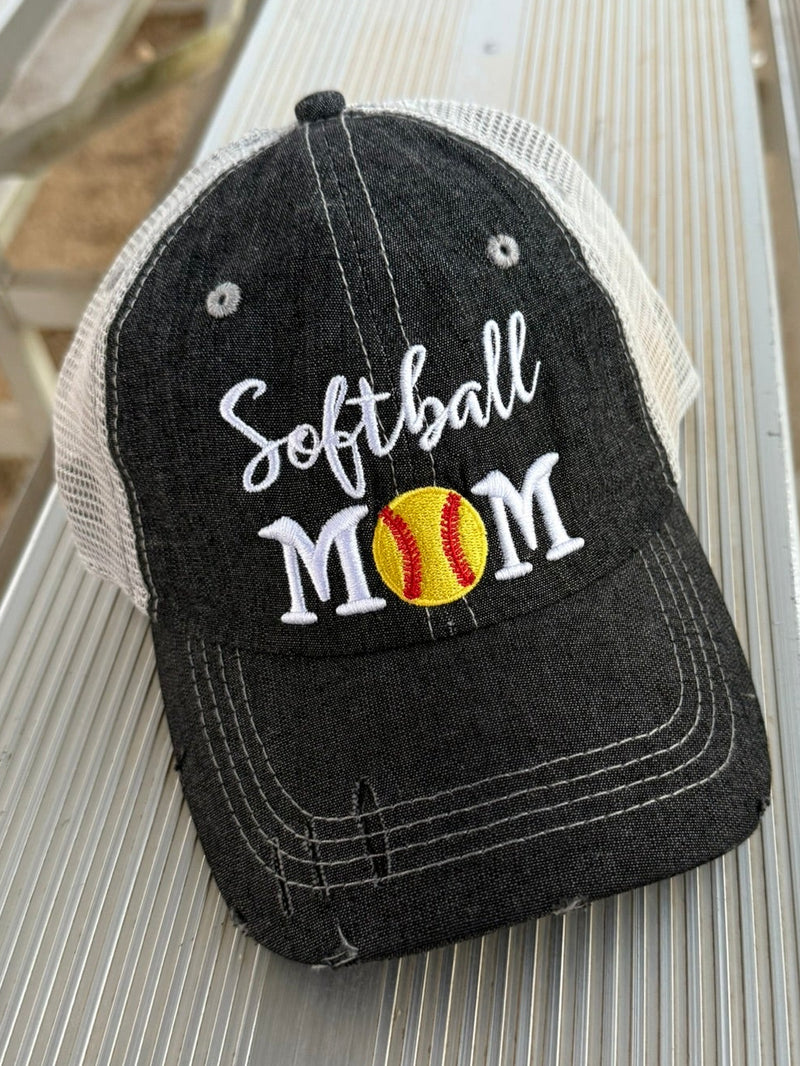 SOFTBALL MOM Hat -236