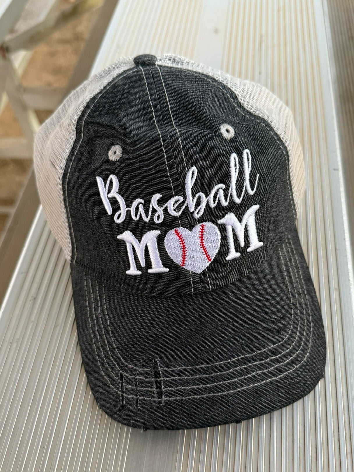 Baseball Mom Mesh Embroidered MESH Hat Trucker Hat Cap -202