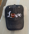 Football Love Football Mom Grandma Embroidered Hat Baseball Football -288