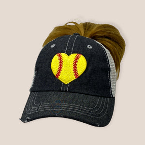 Softball Starter Kit MESSY BUN HAT OPTION