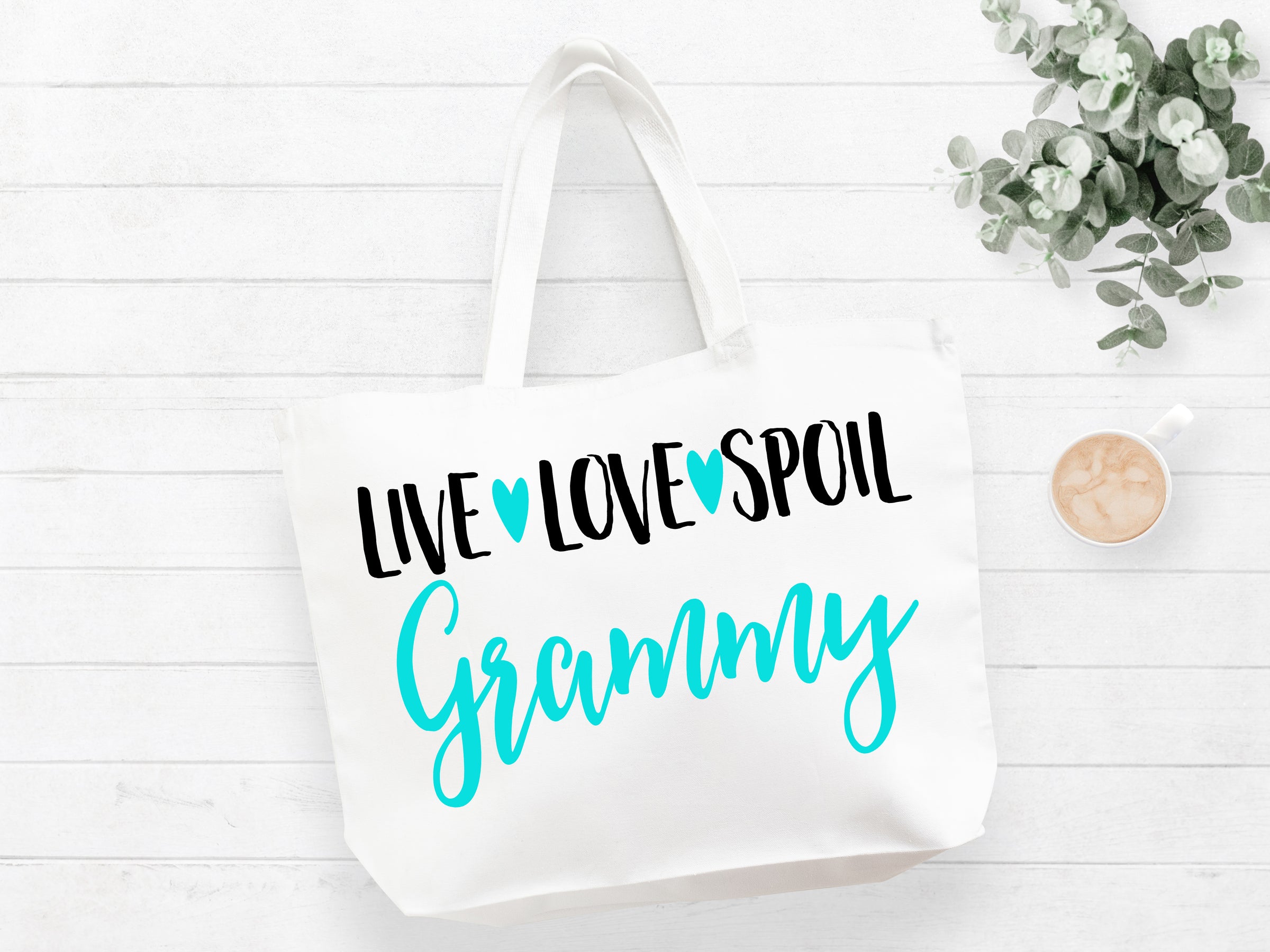 Live Love Spoil Grammy Tote Bag Gift Bag