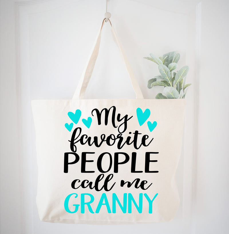 My Favorite People Call Me Granny Tote Bag Gift Bag