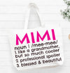 Mimi Definition Tote Bag Mimi Gift Bag
