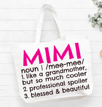 Mimi Definition Tote Bag Mimi Gift Bag