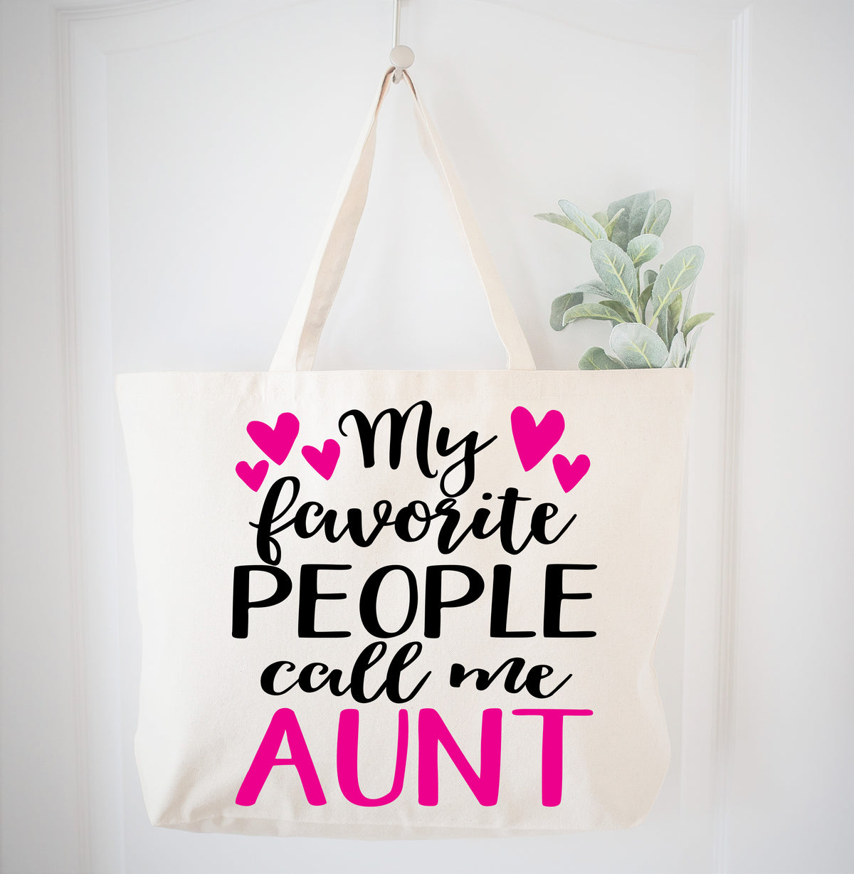 My Favorite People Call Me Aunt Tote Bag Gift Bag