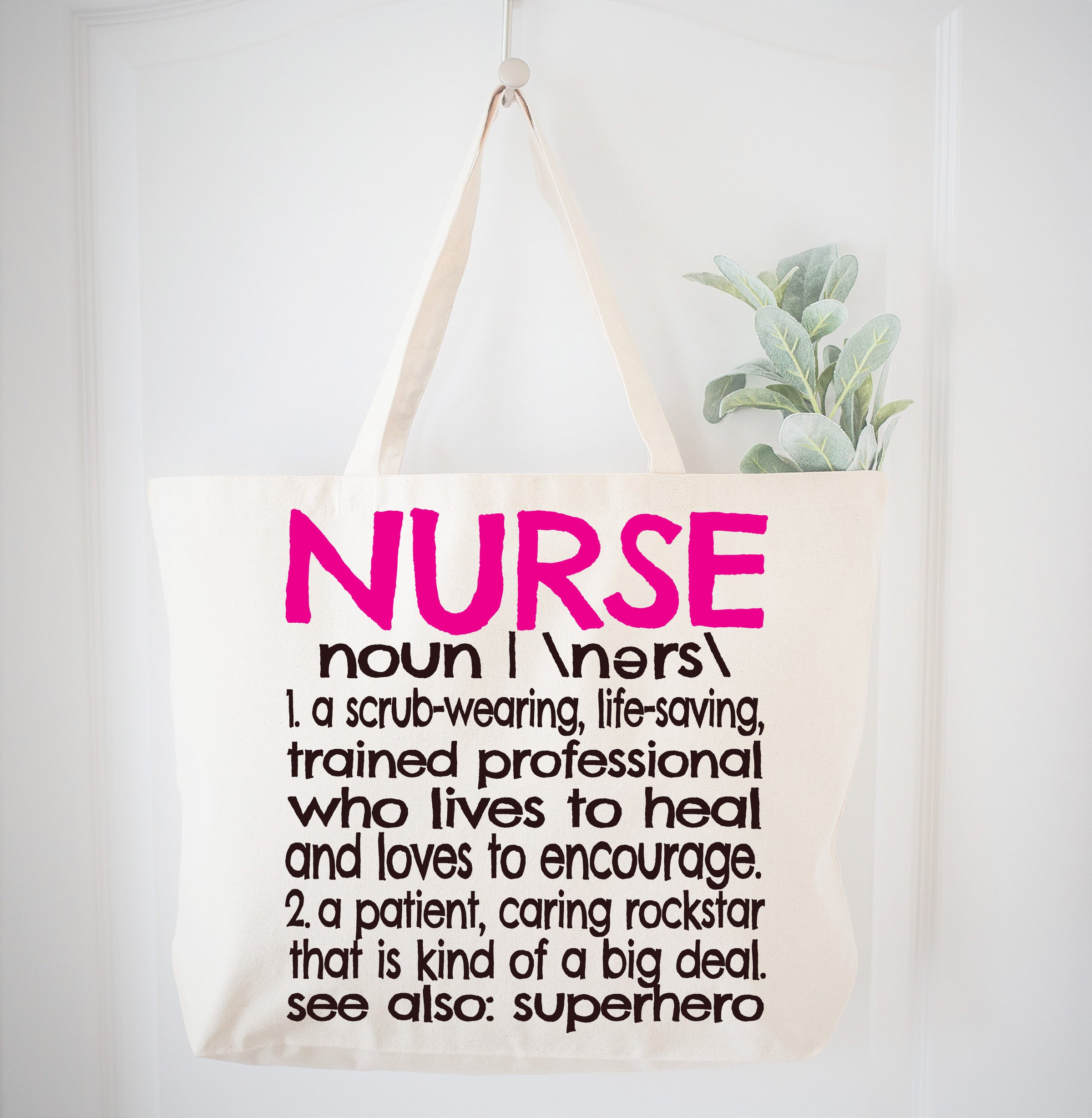 Nurse Definition Tote Bag Gift Bag