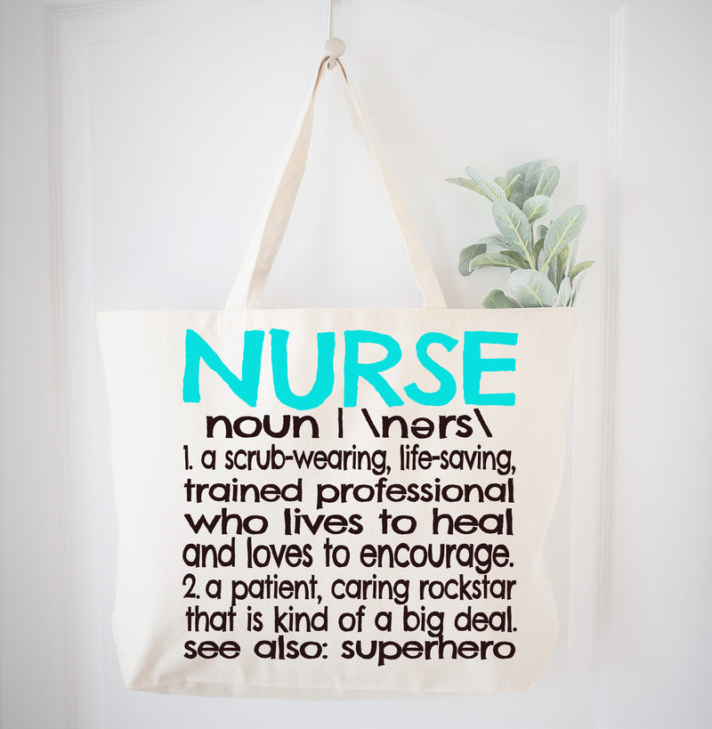 Nurse Definition Tote Bag Gift Bag