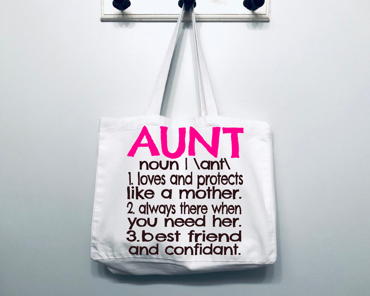 Aunt Definition Tote Bag Gift Bag