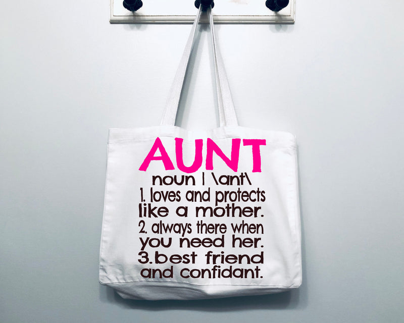 Aunt Definition Tote Bag Gift Bag