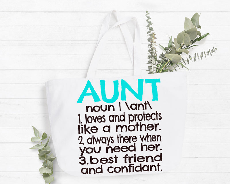 Aunt Definition Tote Bag Gift Bag