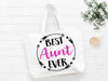 Best Aunt Tote Bag Gift Bag