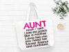 Aunt Definition Tote Bag Gift Bag