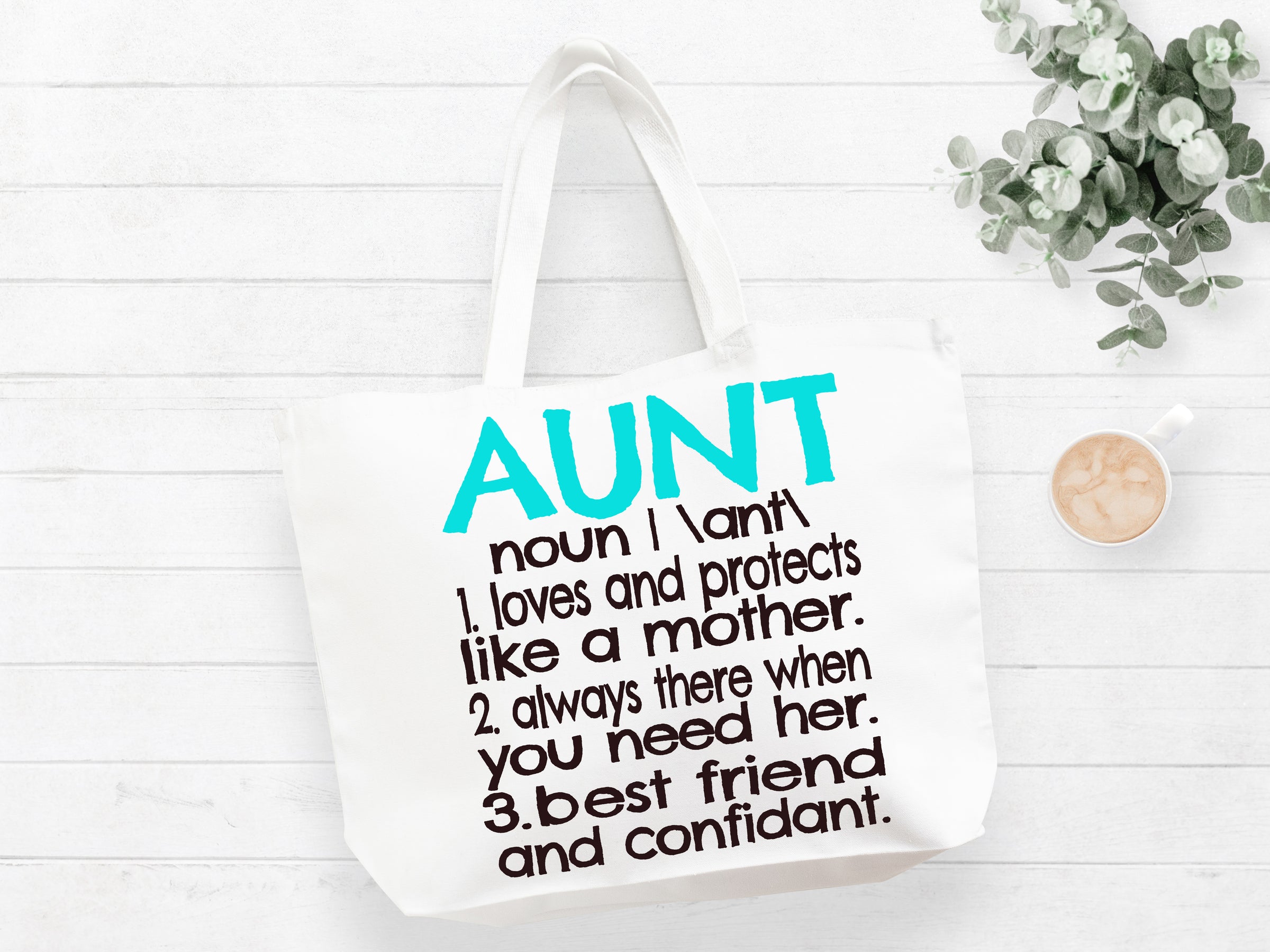 Aunt Definition Tote Bag Gift Bag