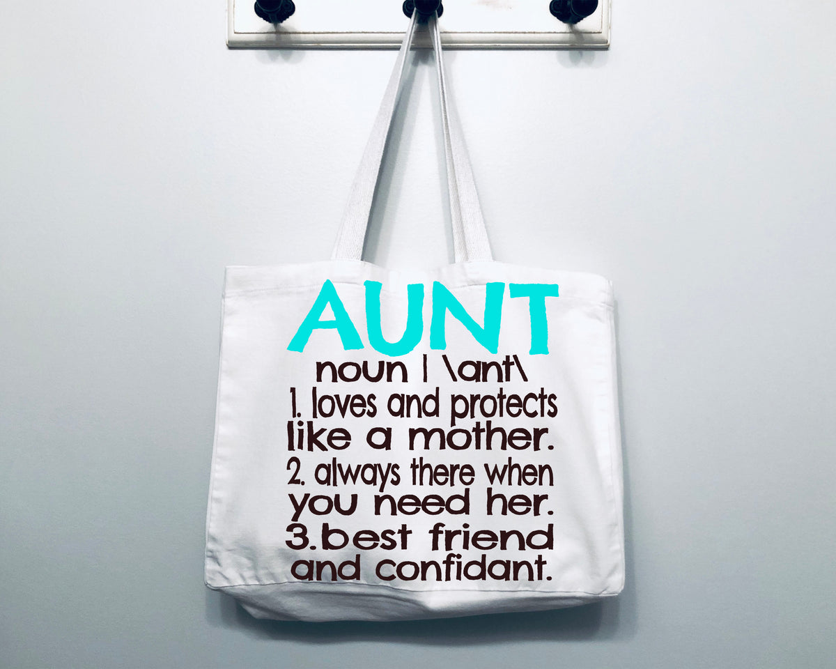 Aunt Definition Tote Bag Gift Bag