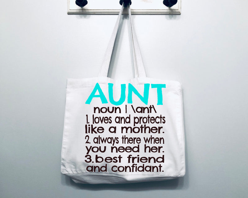 Aunt Definition Tote Bag Gift Bag