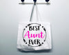 Best Aunt Tote Bag Gift Bag