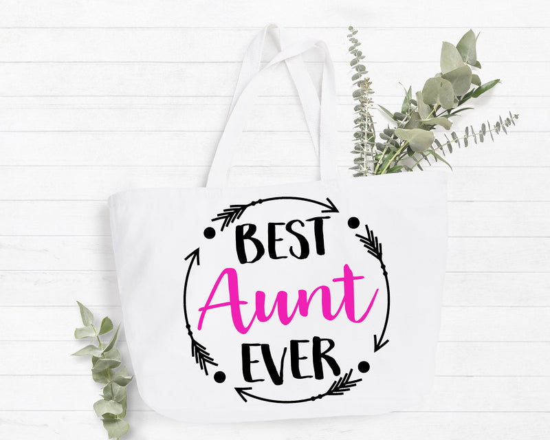 Best Aunt Tote Bag Gift Bag