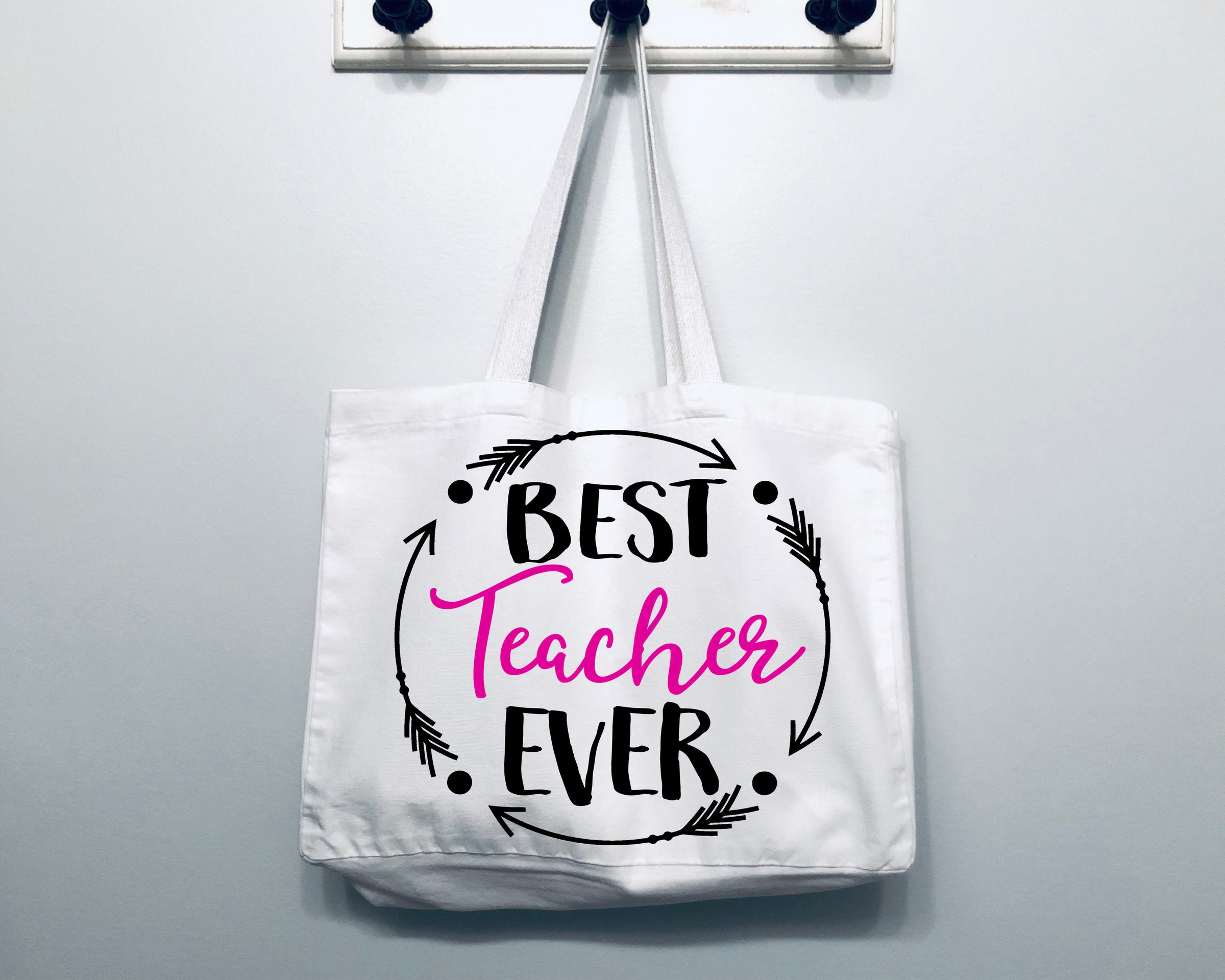 Best Teacher Ever Tote Bag Gift Bag