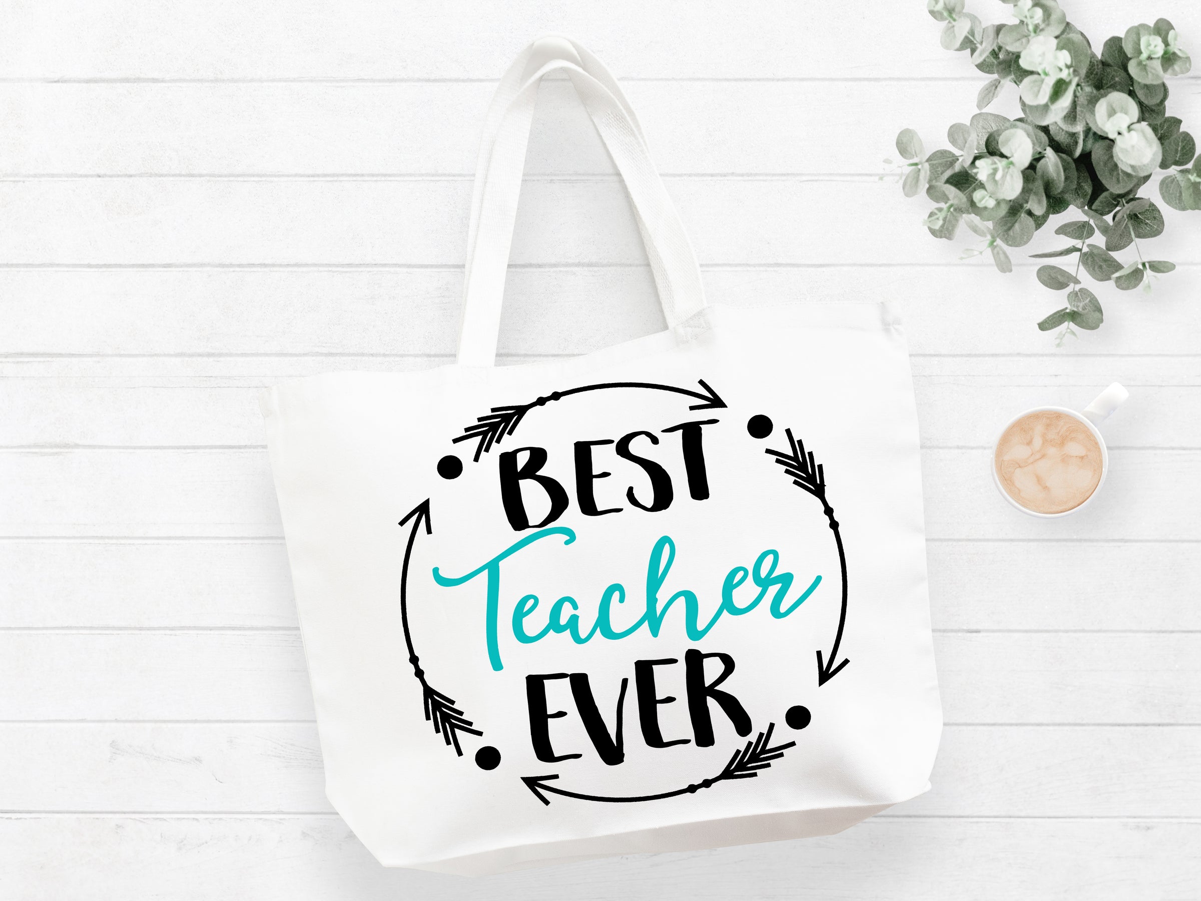Best Teacher Ever Tote Bag Gift Bag