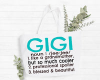 Gigi Definition Tote Bag Gift Bag