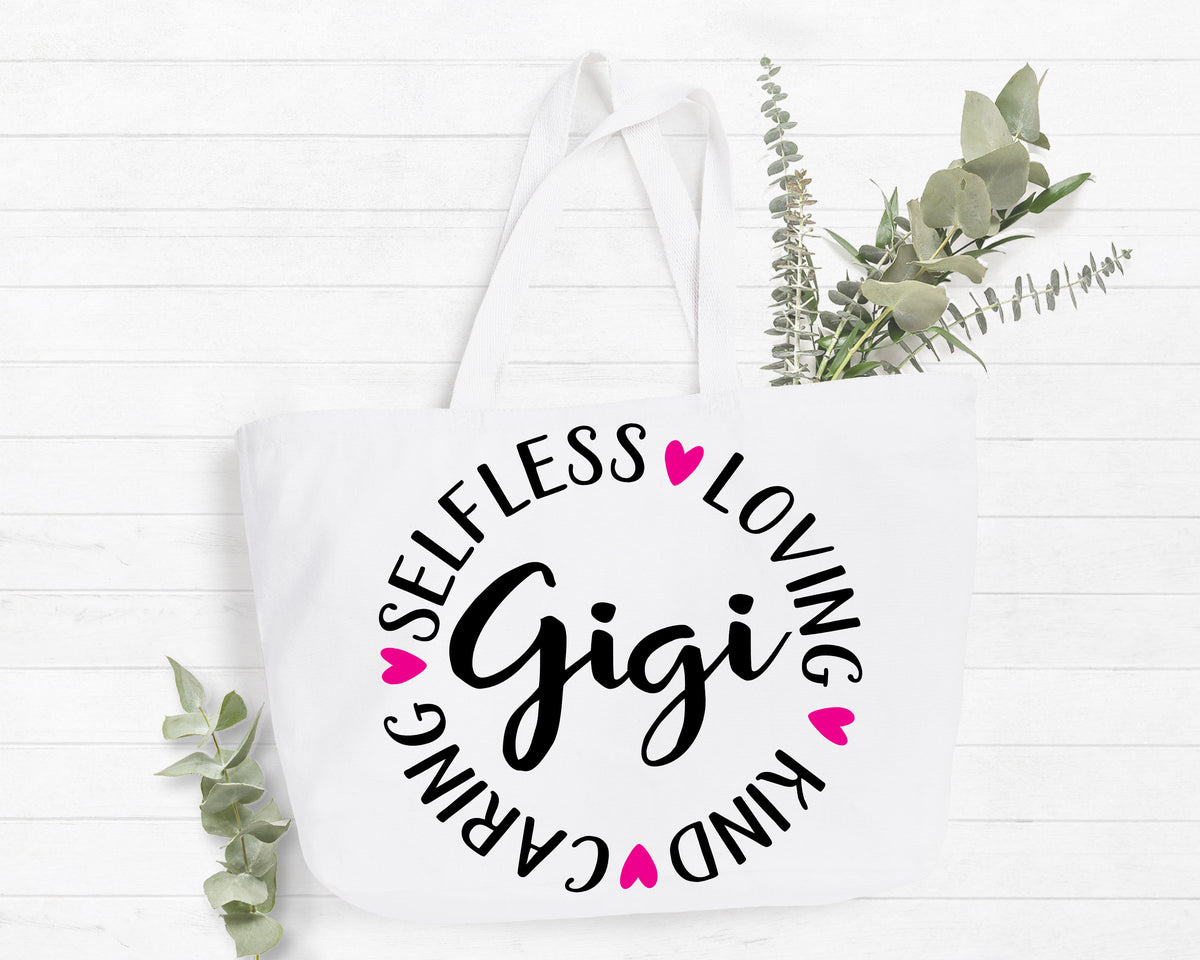 Gigi - Caring Selfish Loving Kind Gigi Tote Bag Gift Bag