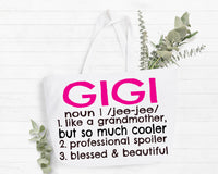 Gigi Definition Tote Bag Gift Bag