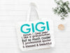 Gigi Definition Tote Bag Gift Bag