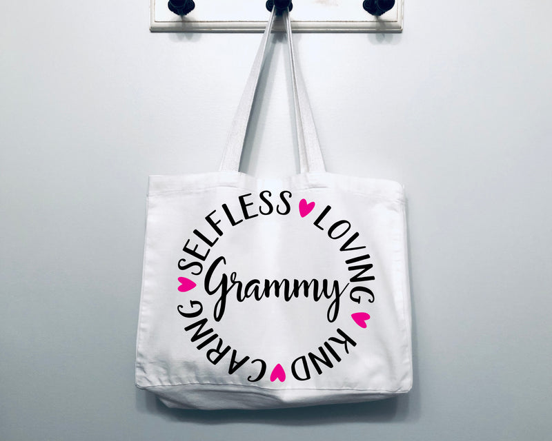 Grammy - Caring Selfless Loving Kind Tote Bag Gift Bag