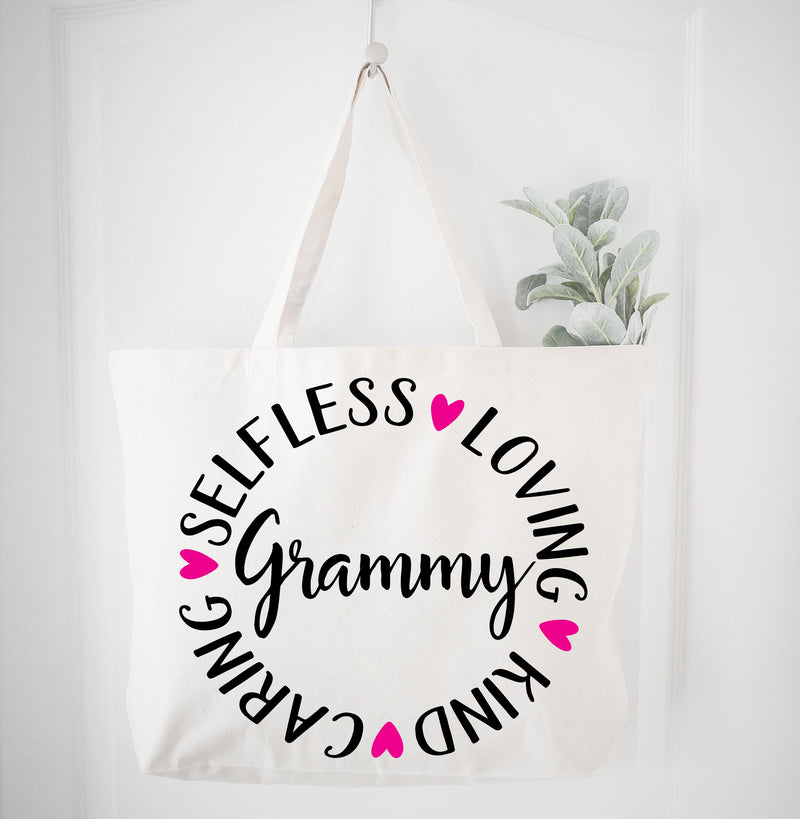 Grammy - Caring Selfless Loving Kind Tote Bag Gift Bag