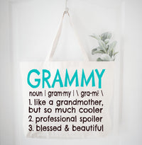 Grammy Definition Tote Bag Gift Bag