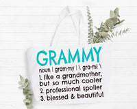Grammy Definition Tote Bag Gift Bag