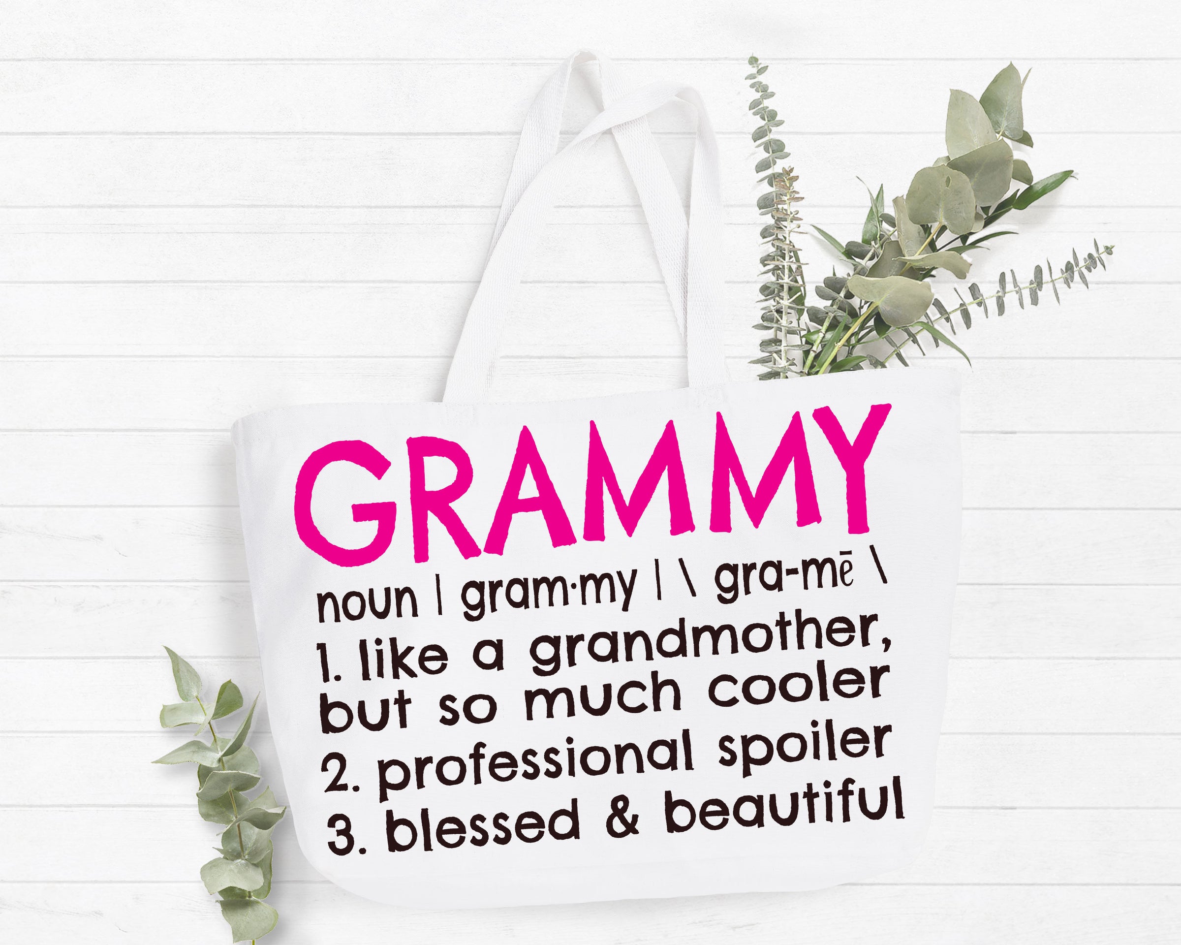 Grammy Definition Tote Bag Gift Bag