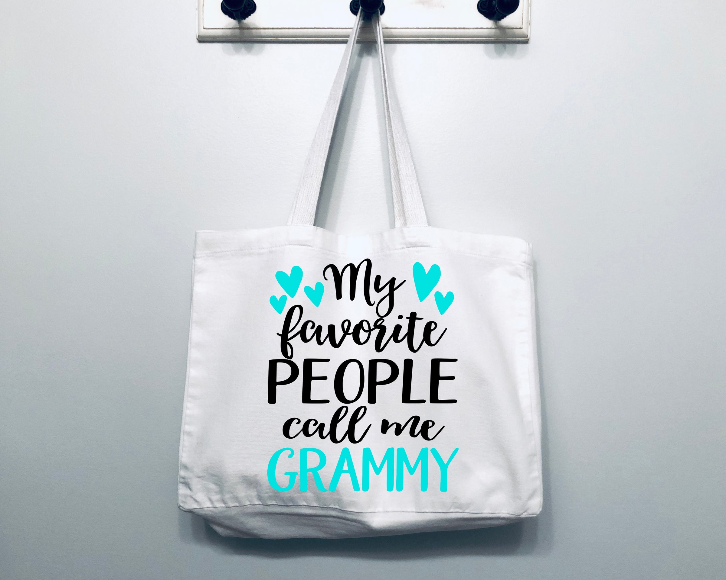 My Favorite People Call Me Grammy Tote Bag Gift Bag