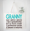 Granny Definition Tote Bag Gift Bag