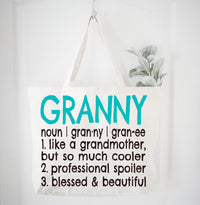 Granny Definition Tote Bag Gift Bag