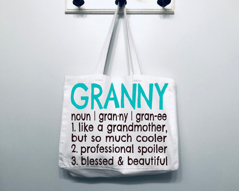 Granny Definition Tote Bag Gift Bag
