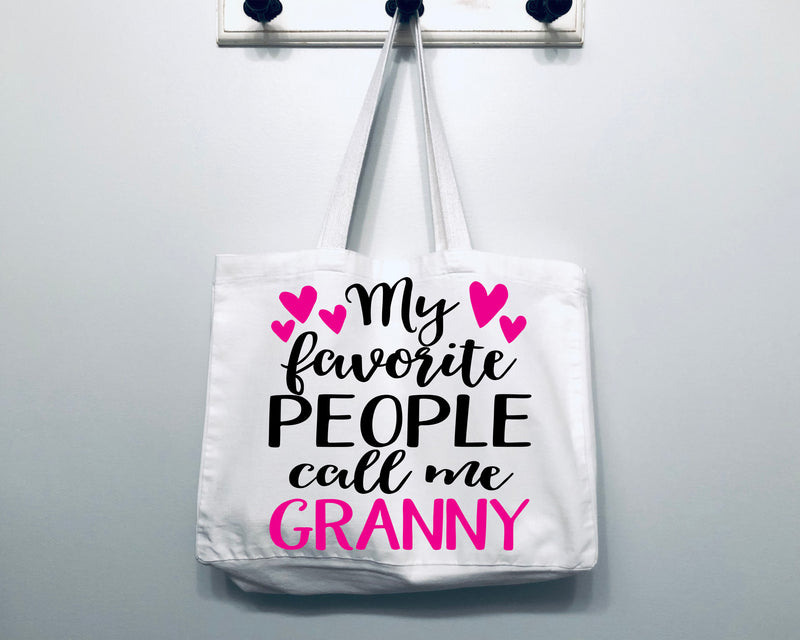 My Favorite People Call Me Granny Tote Bag Gift Bag