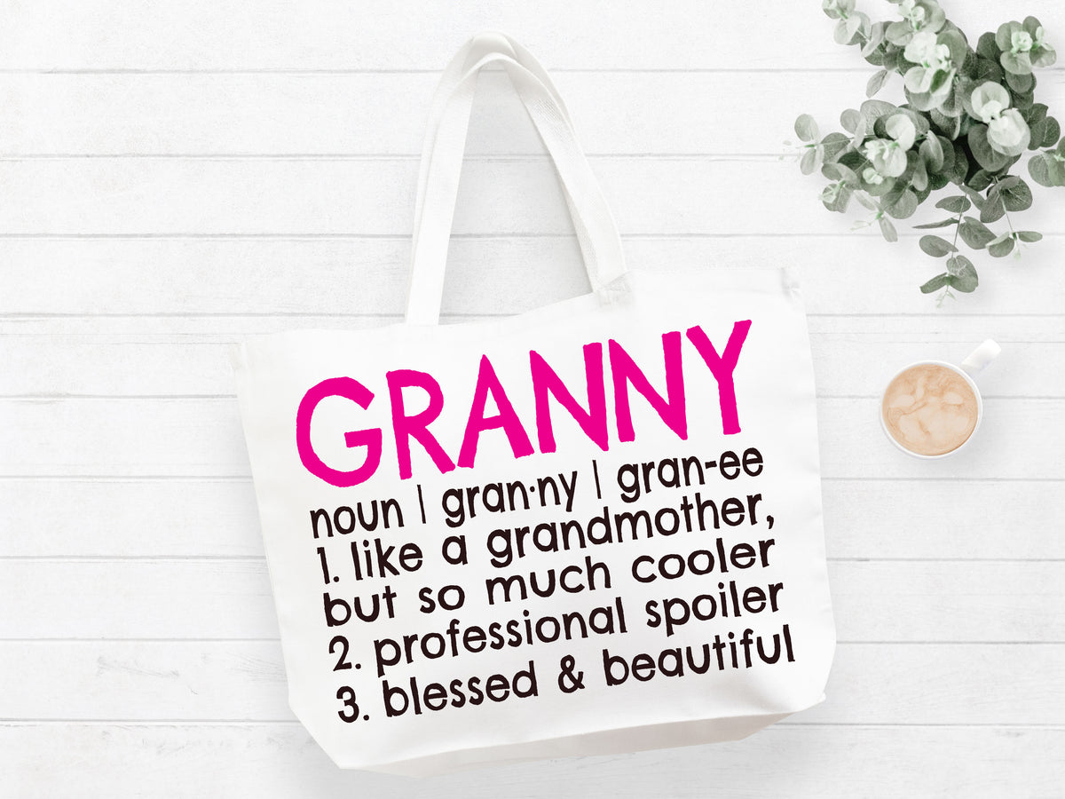 Granny Definition Tote Bag Gift Bag