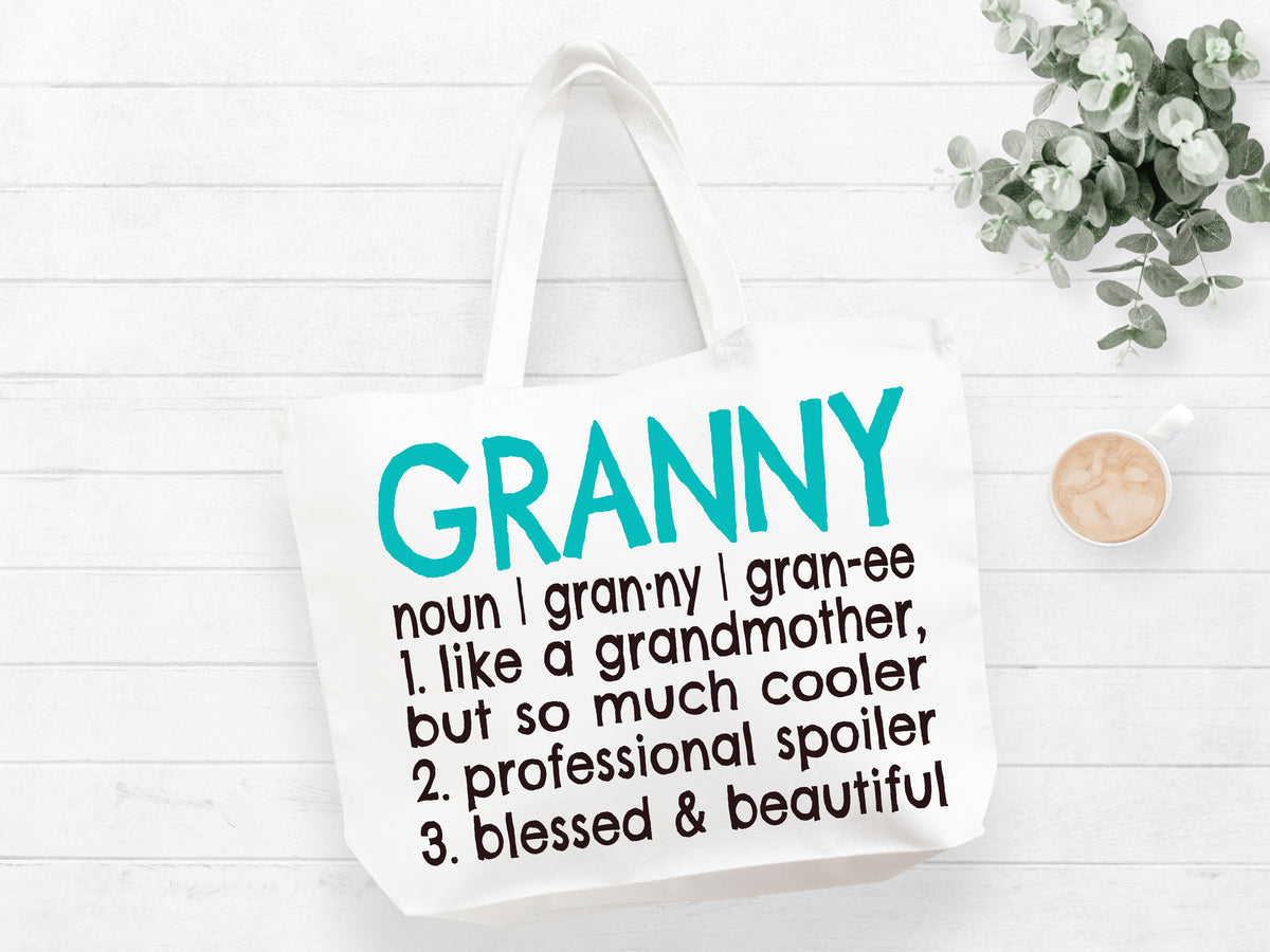 Granny Definition Tote Bag Gift Bag
