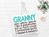 Granny Definition Tote Bag Gift Bag