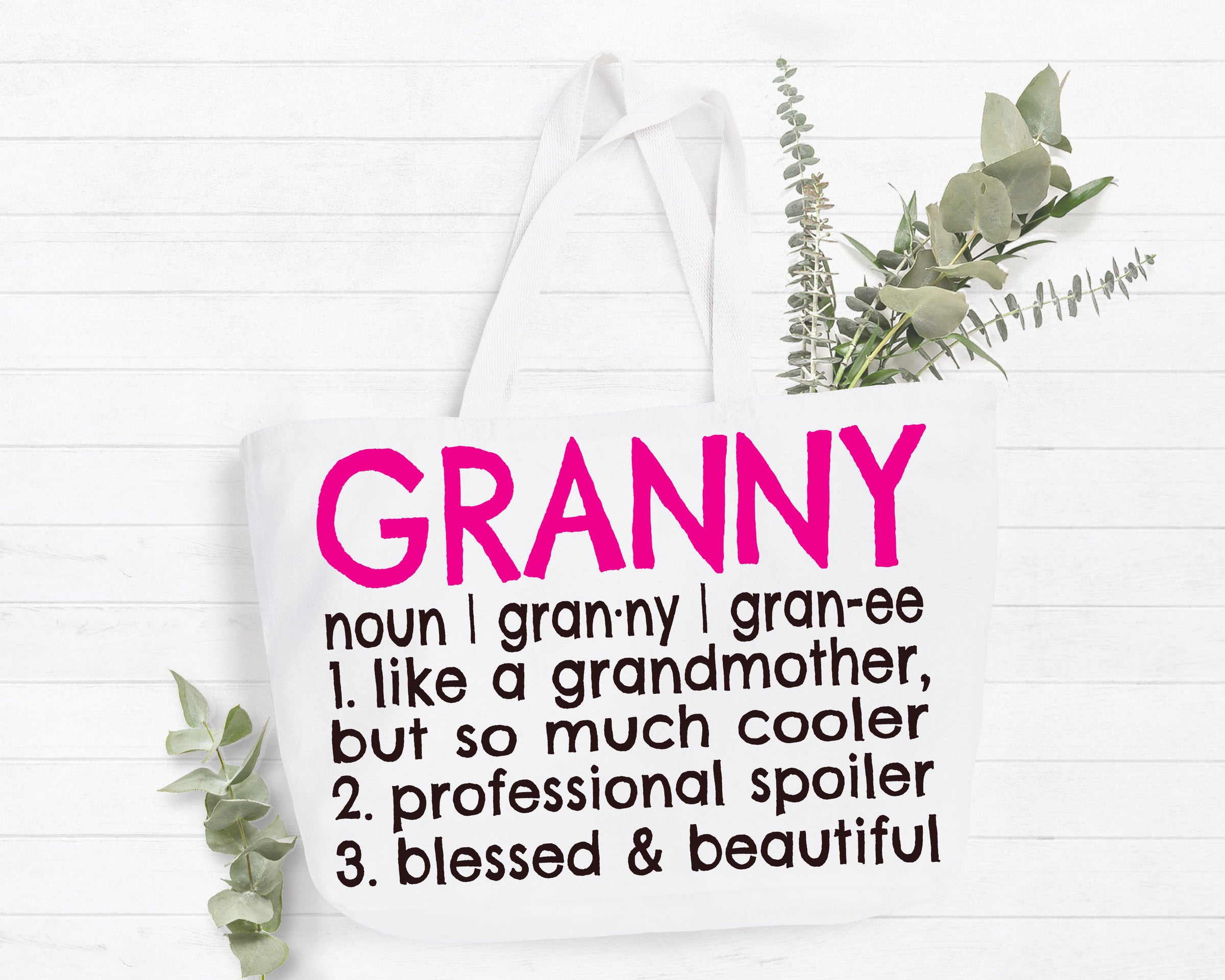 Granny Definition Tote Bag Gift Bag