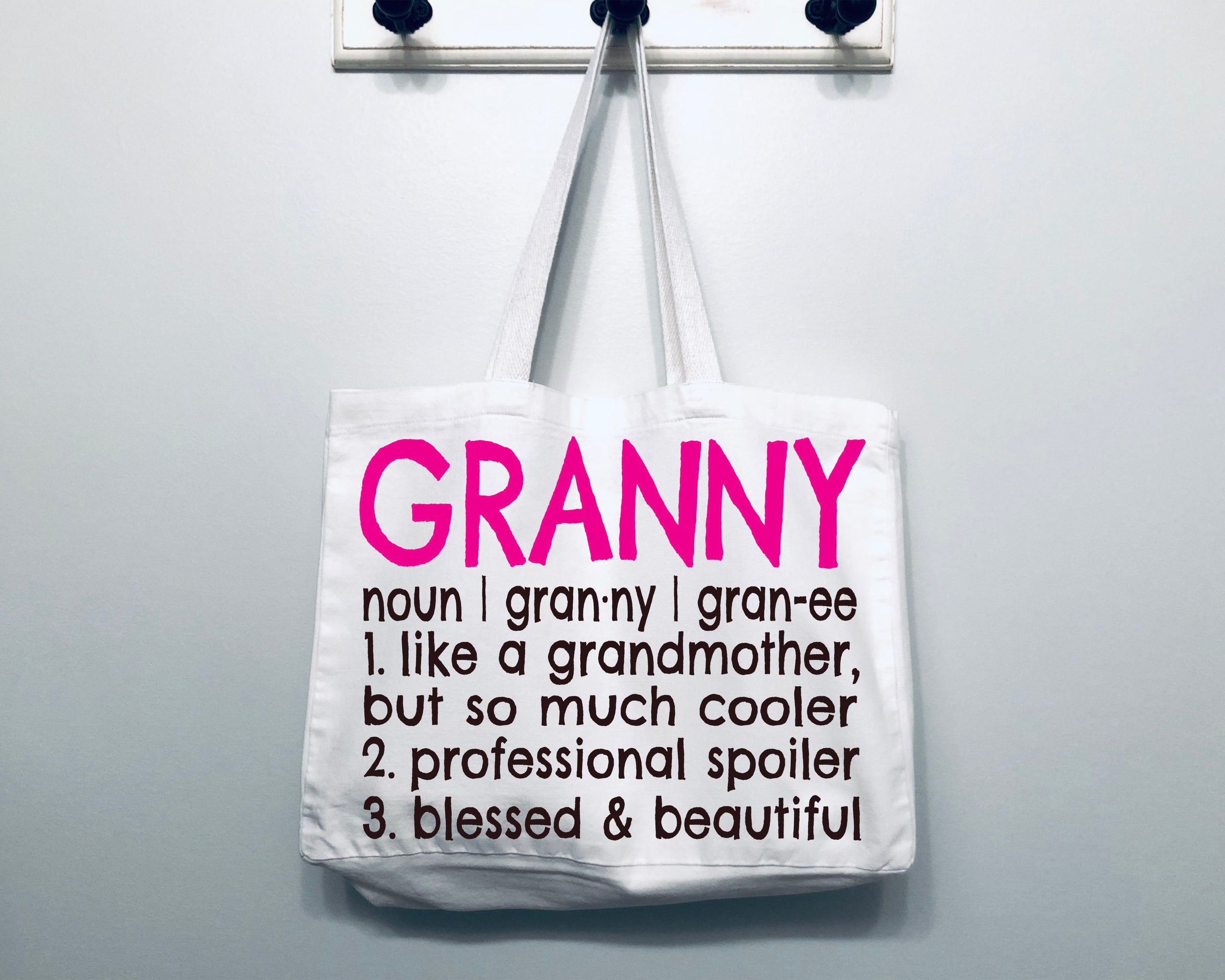 Granny Definition Tote Bag Gift Bag