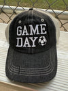 Soccer Game Day Hat Soccer Mom Mesh MESH Embroidered Hat -332